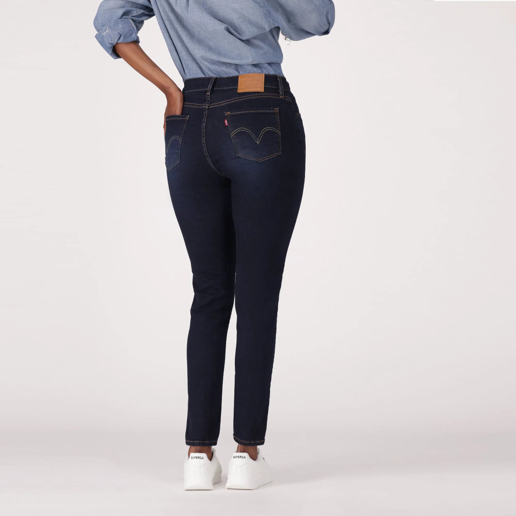 Dark Indigo Worn In
