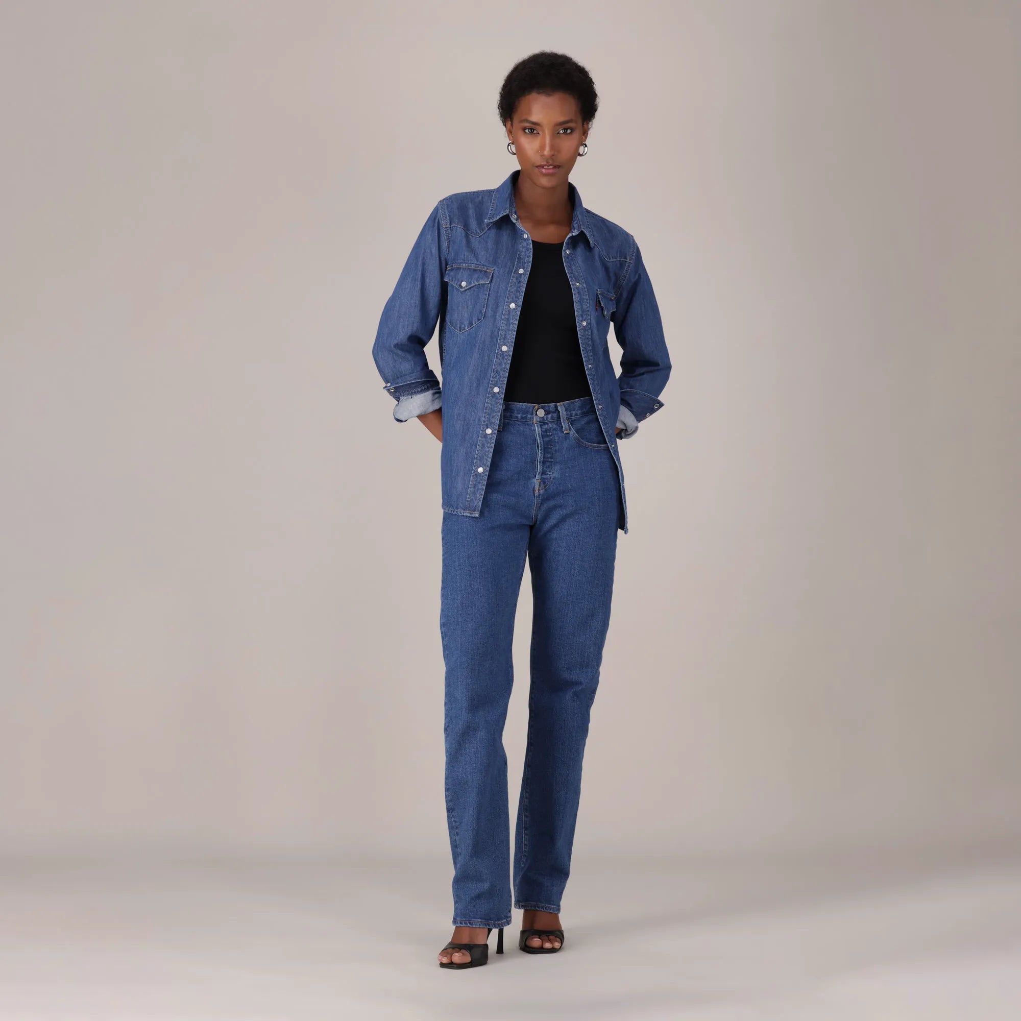 Med Indigo - Flat Finish